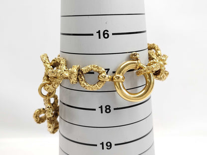 CHANEL CHANEL Lava Coco Mark Bracelet 93A Gold Bracelet/Bangle