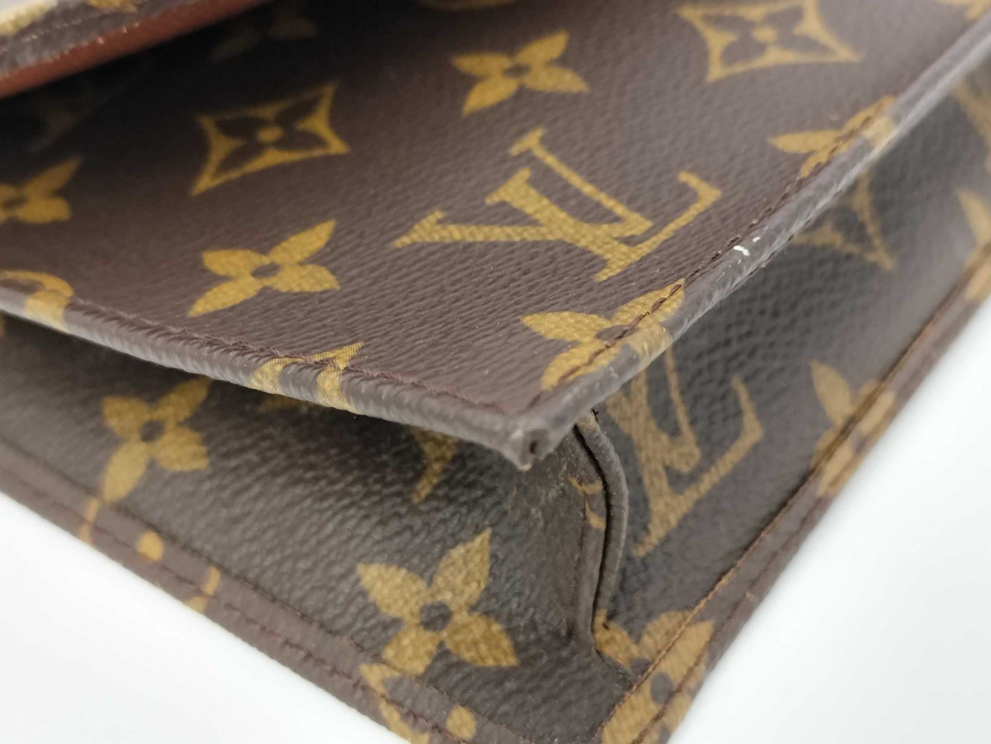 LOUIS VUITTON Monogram Pochette Lava Clutch Bag