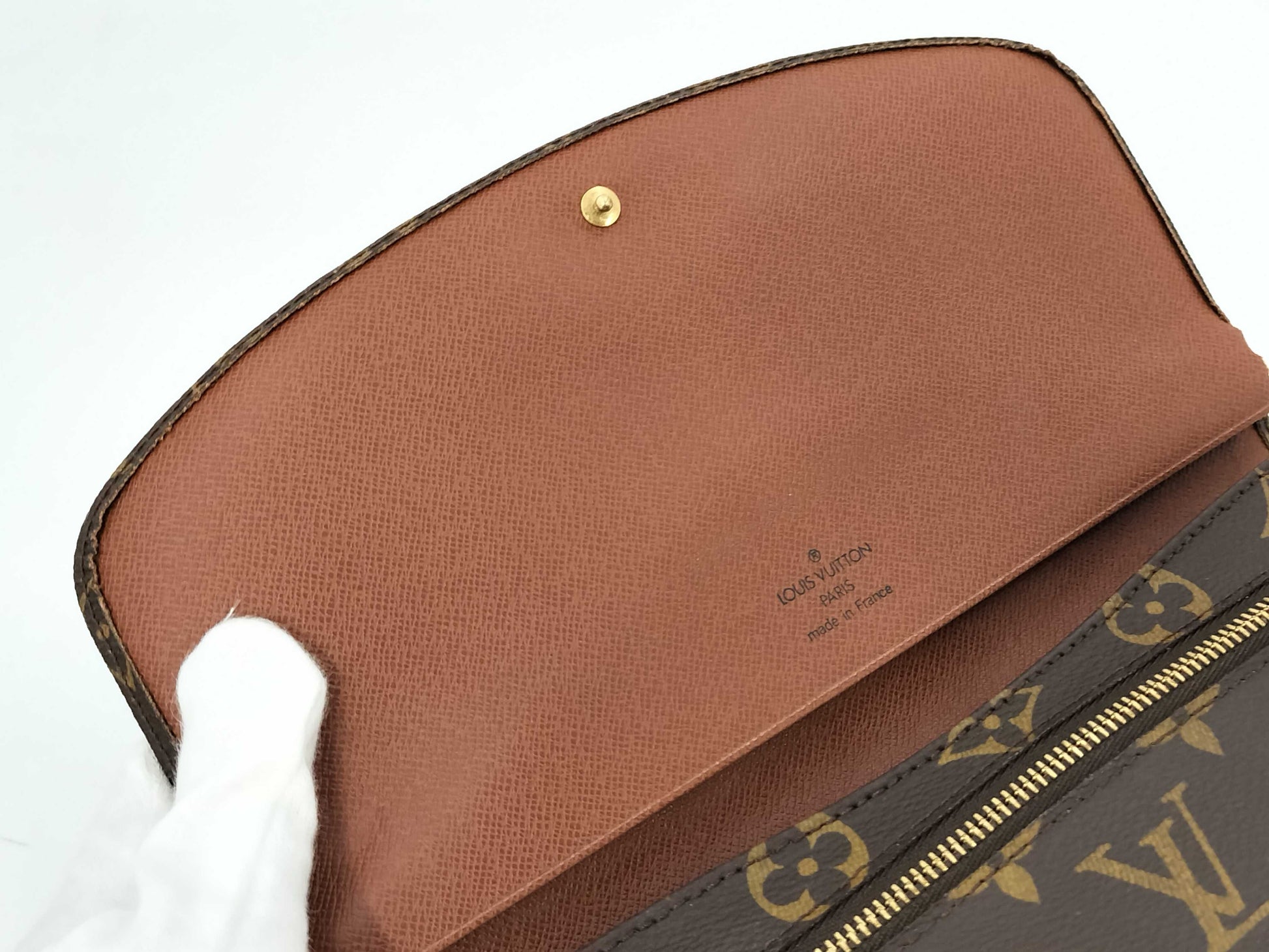 LOUIS VUITTON Monogram Pochette Lava Clutch Bag
