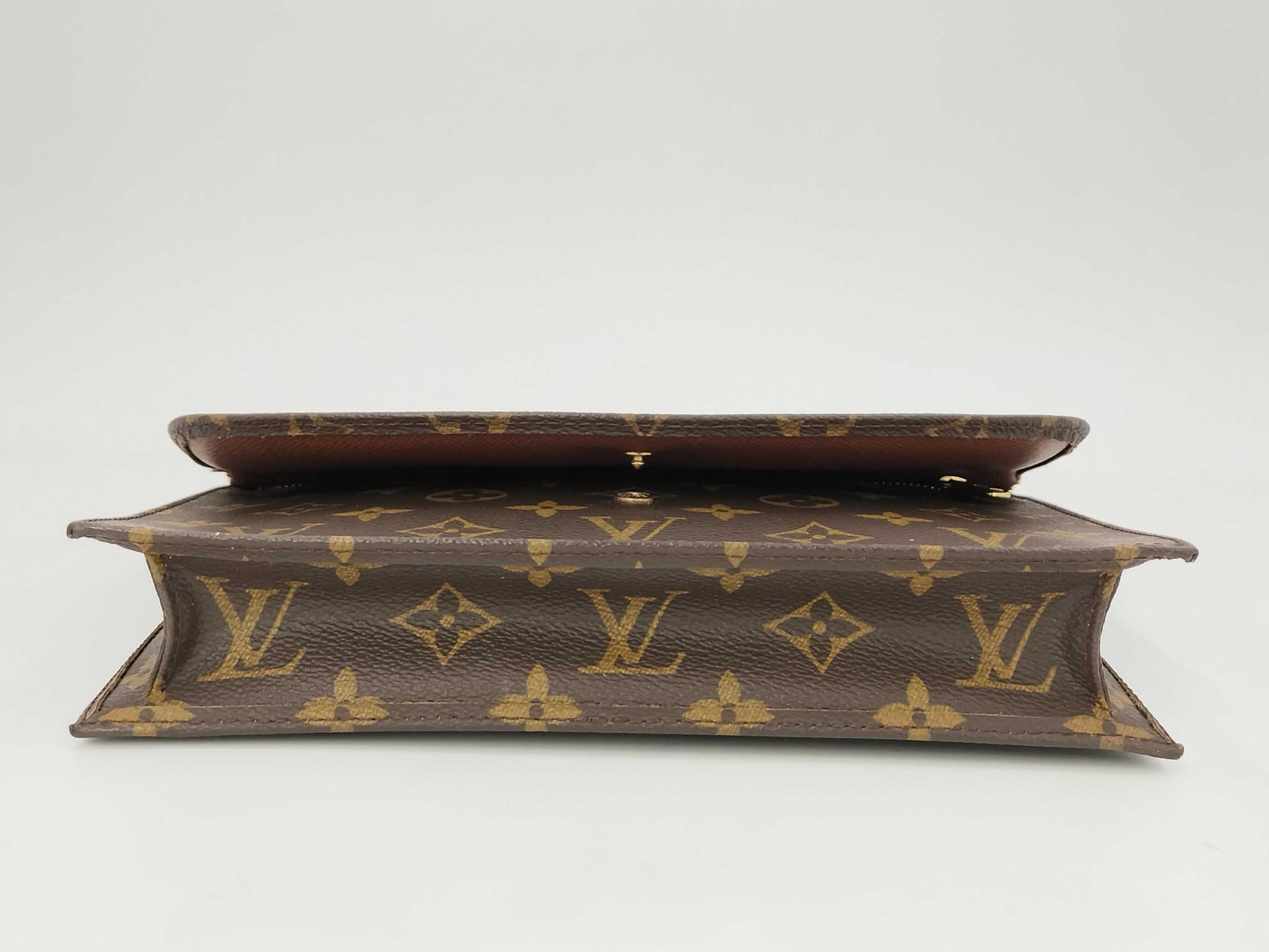 LOUIS VUITTON Monogram Pochette Lava Clutch Bag