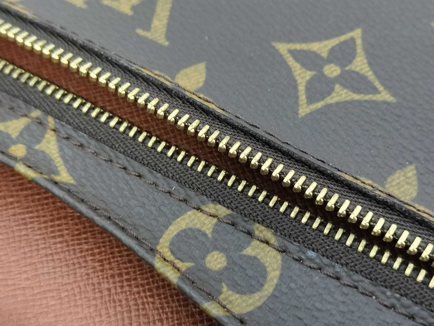 LOUIS VUITTON Monogram Pochette Lava Clutch Bag