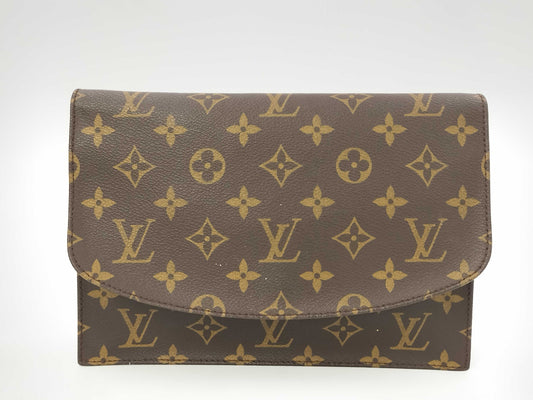 LOUIS VUITTON Monogram Pochette Lava Clutch Bag