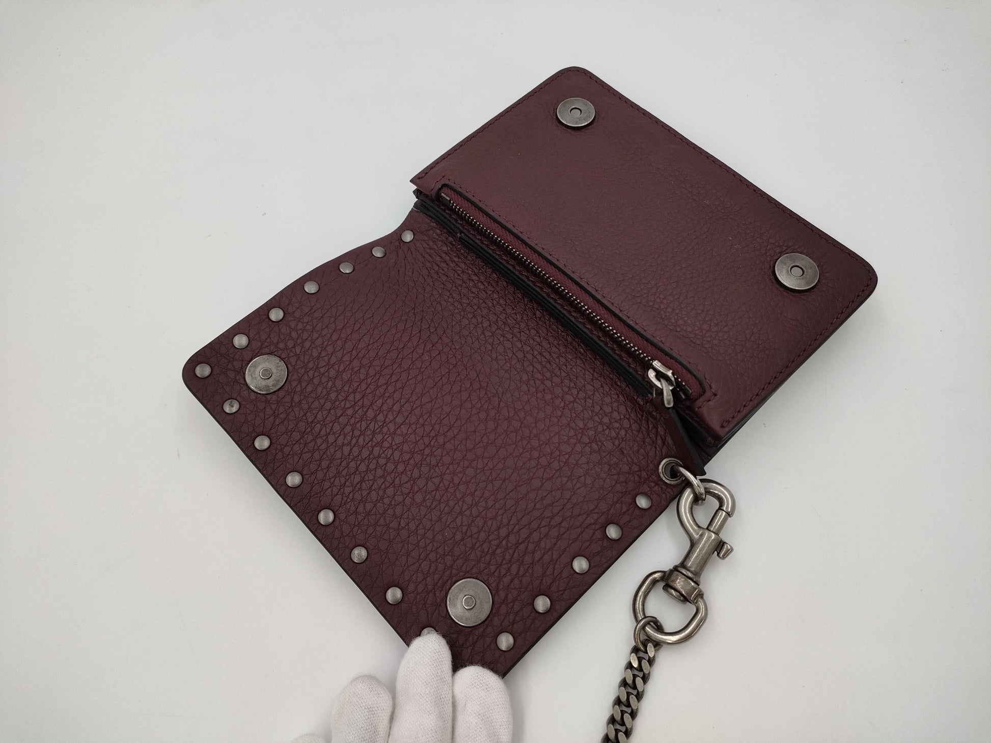 VALENTINO Bordeaux shoulder bag