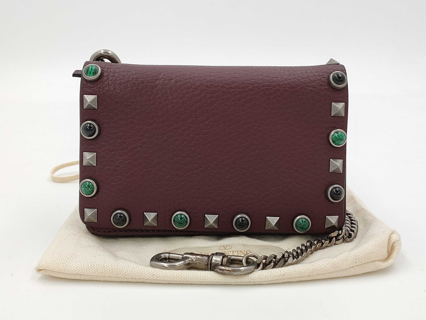 VALENTINO Bordeaux shoulder bag