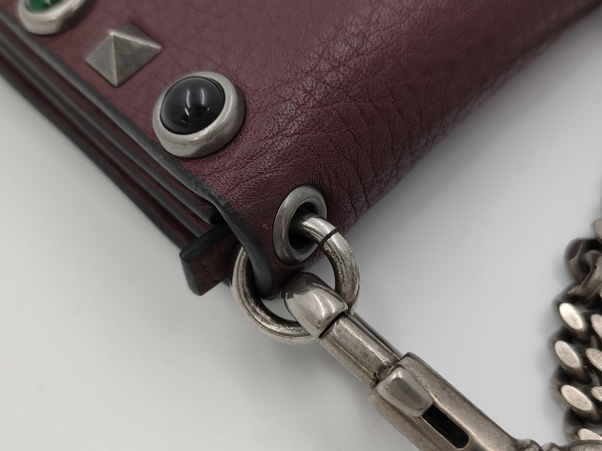 VALENTINO Bordeaux shoulder bag