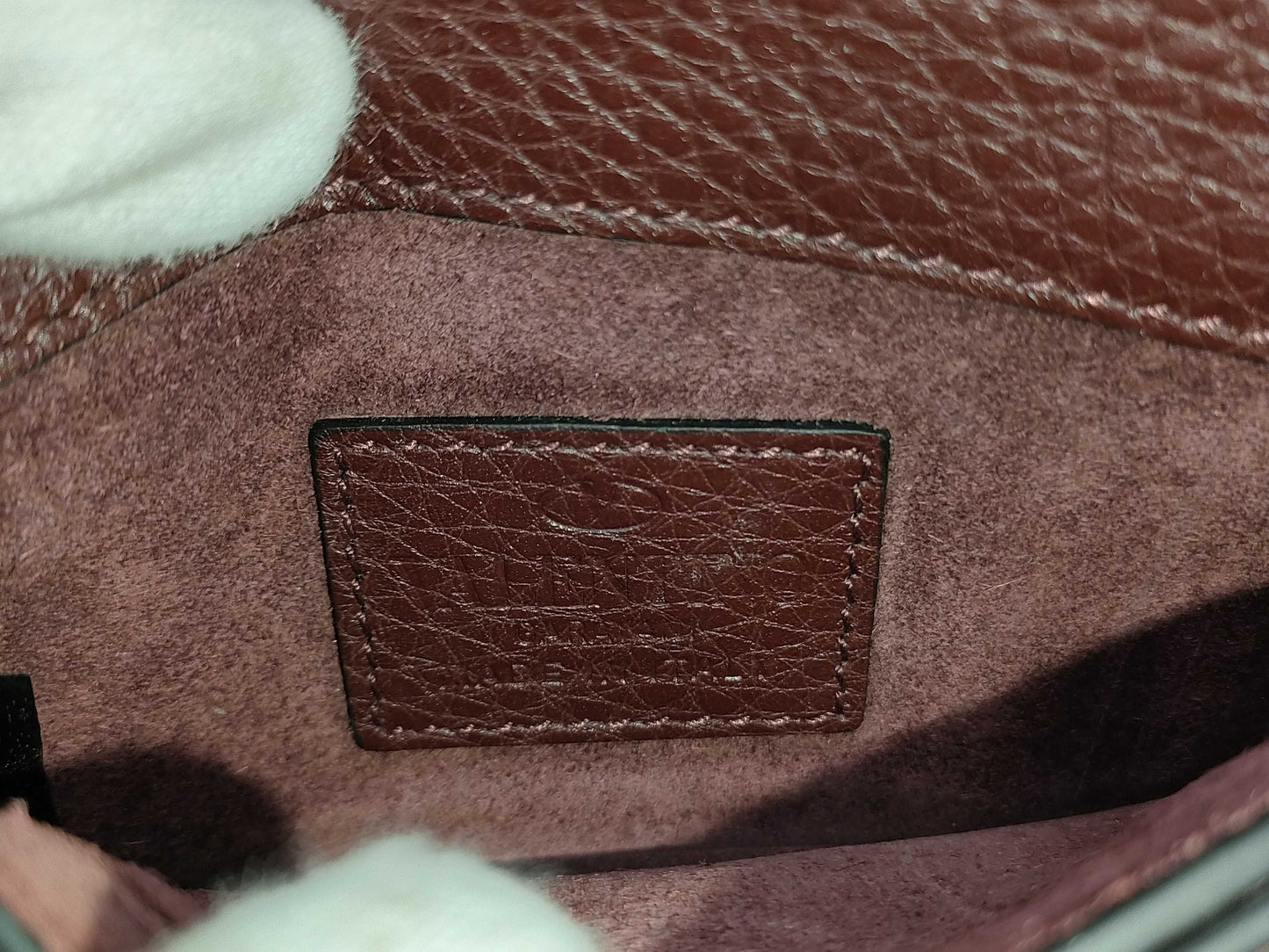 VALENTINO Bordeaux shoulder bag