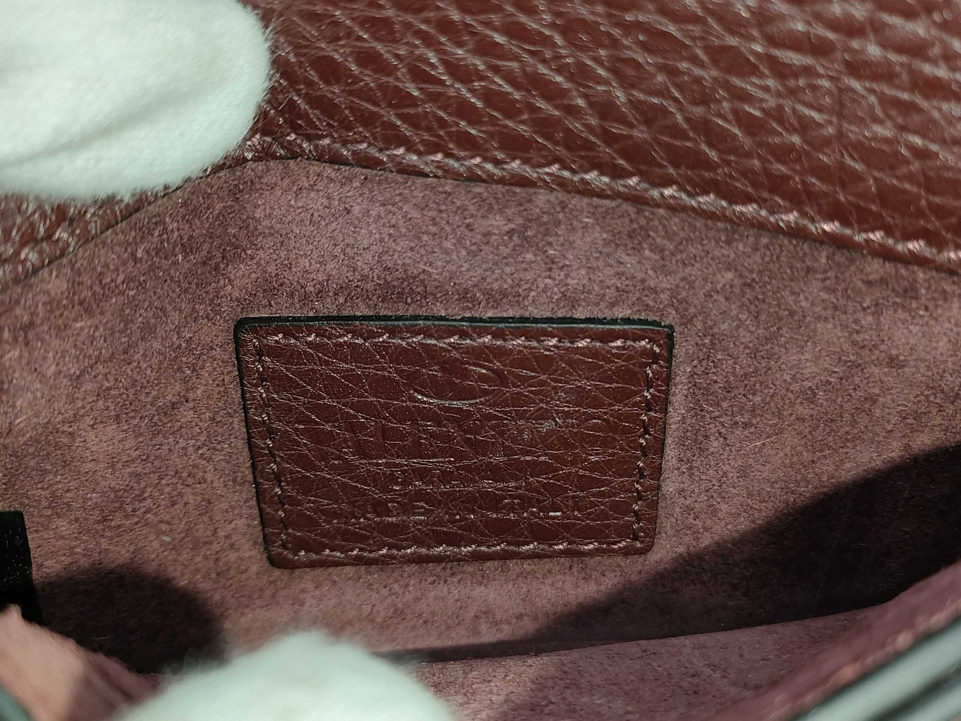 VALENTINO Bordeaux shoulder bag