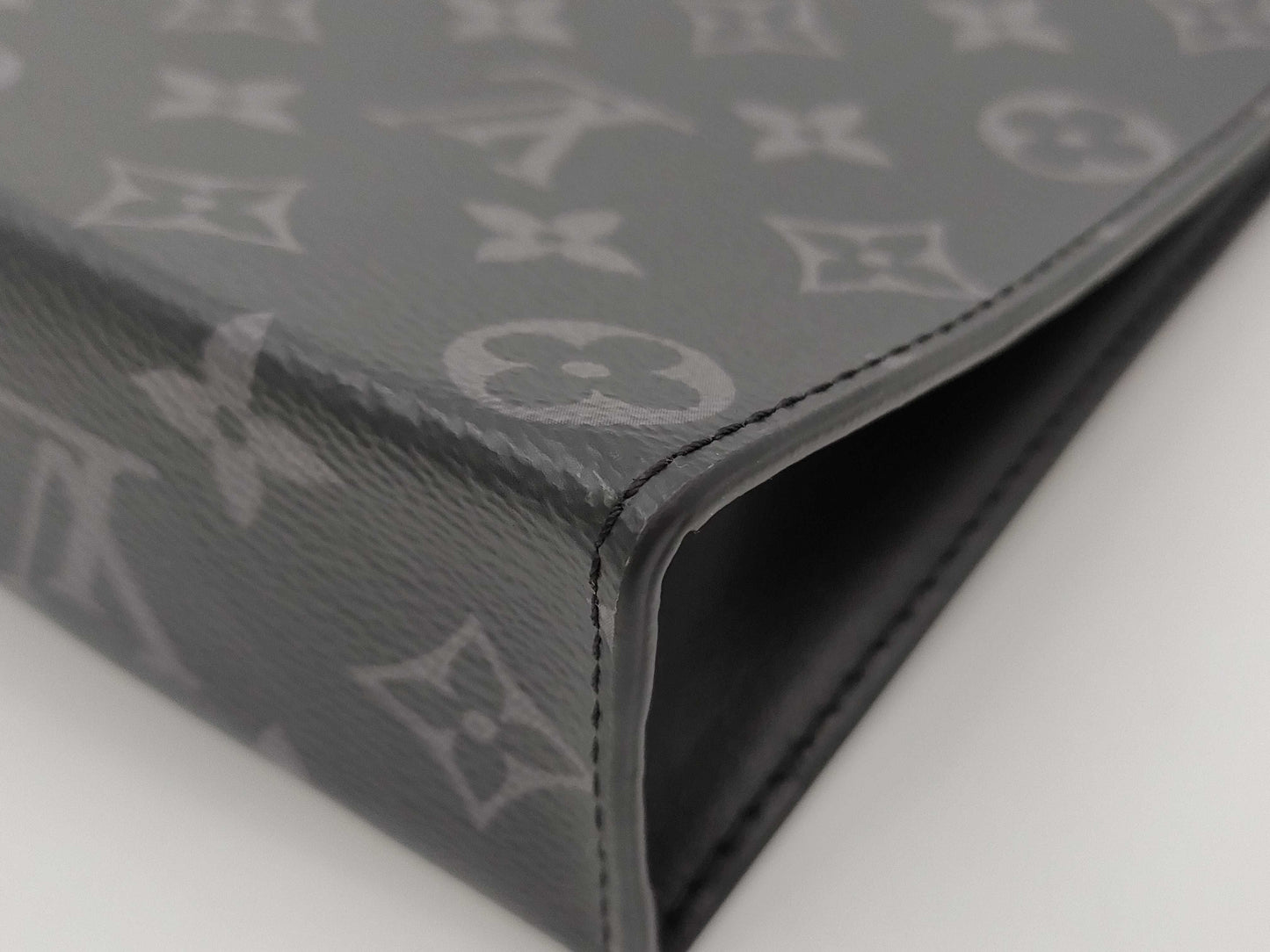 LOUIS VUITTON Monogram Eclipse Pochette Voyage MM Second Bag