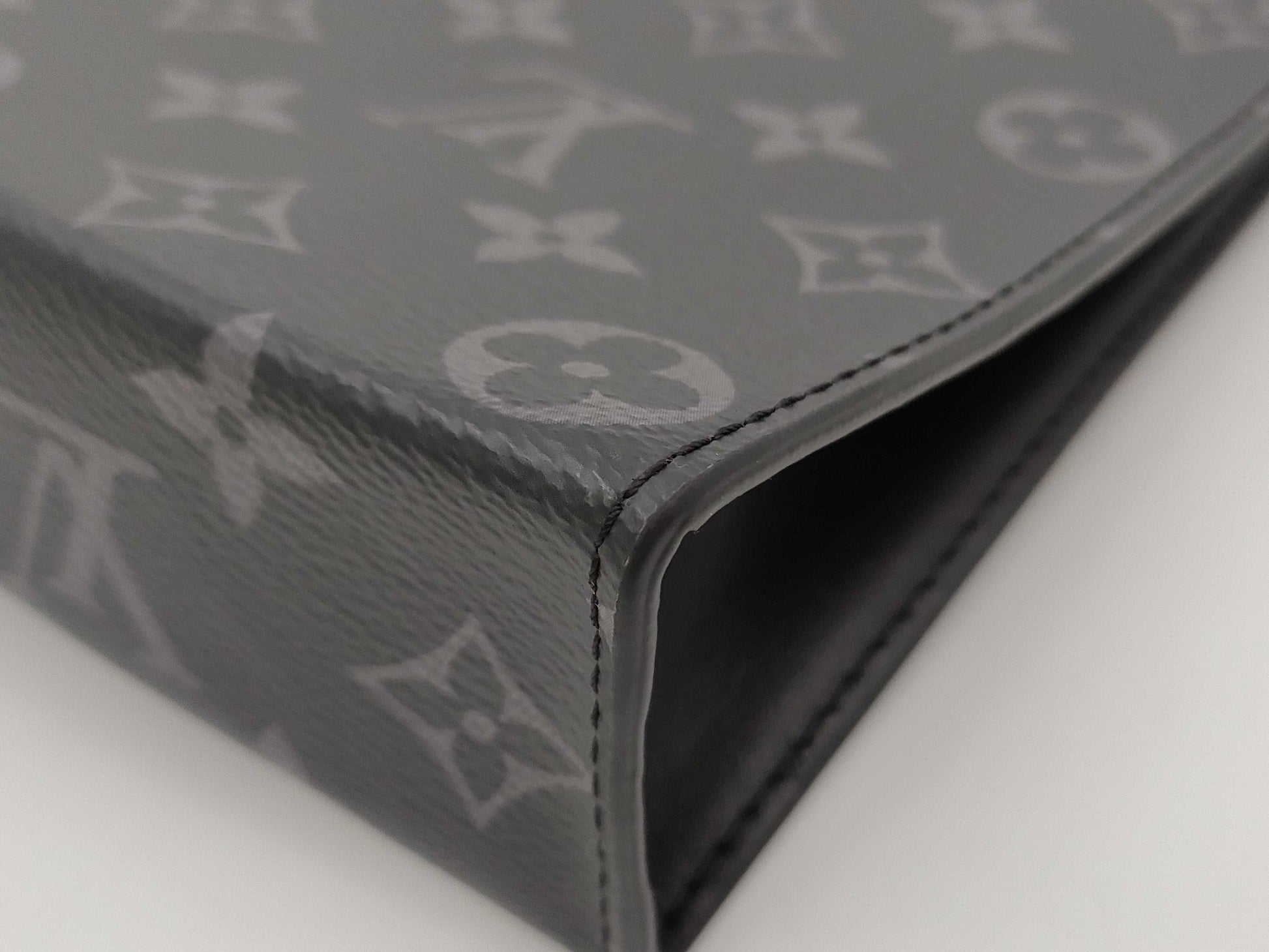 LOUIS VUITTON Monogram Eclipse Pochette Voyage MM Second Bag