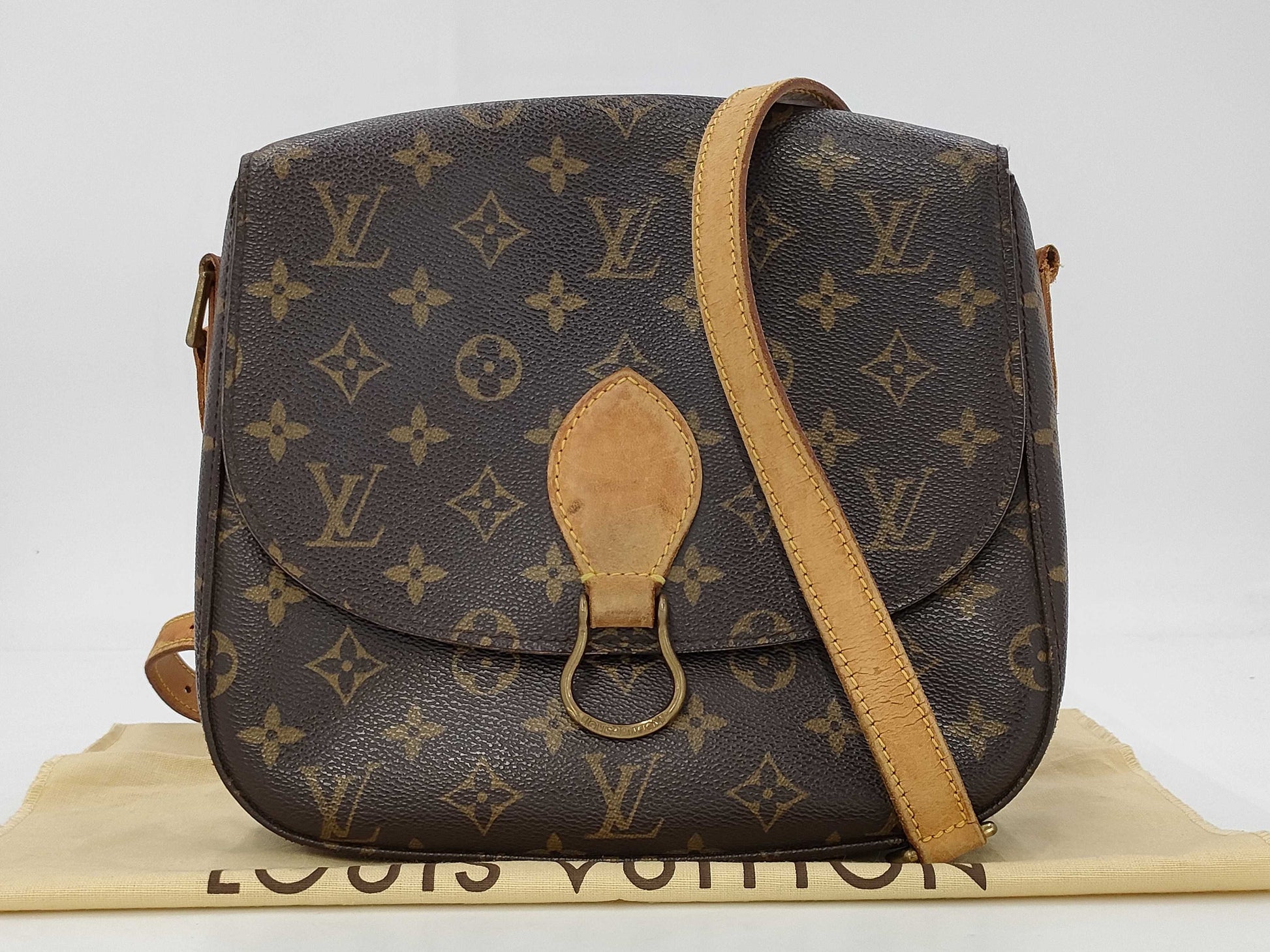 LOUIS VUITTON Monogram Saint-Cloud Shoulder Bag