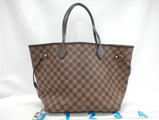 LOUIS VUITTON Damier Neverfull MM Tote Bag with Pouch