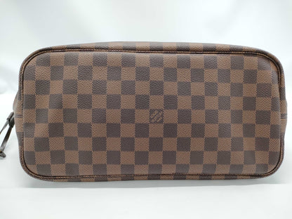 LOUIS VUITTON Damier Neverfull MM Tote Bag with Pouch