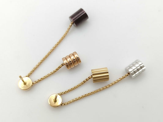 BOUCHERON Quatre YG/WG 750 8.4g Earrings 
