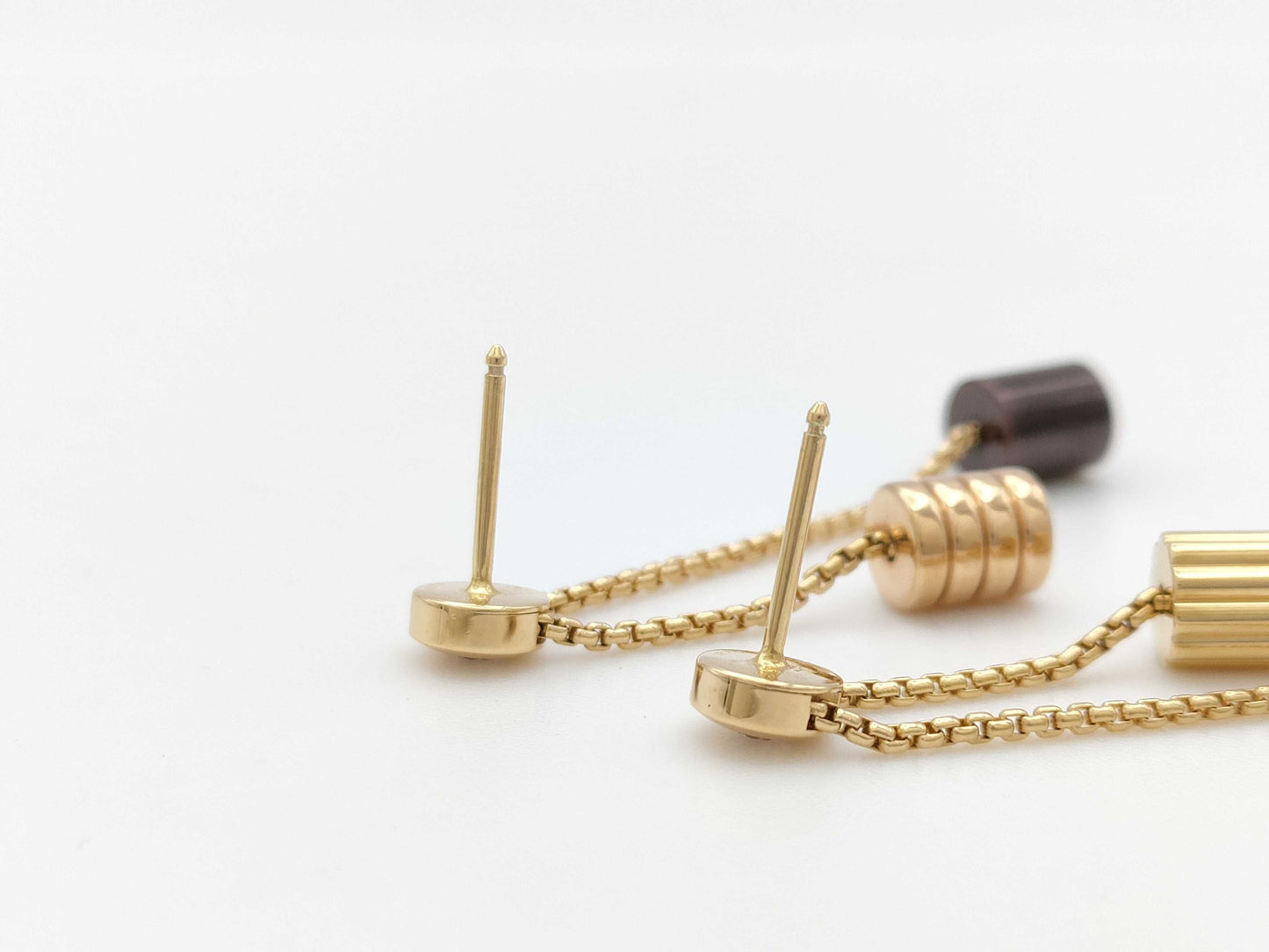 BOUCHERON Quatre YG/WG 750 8.4g Earrings 