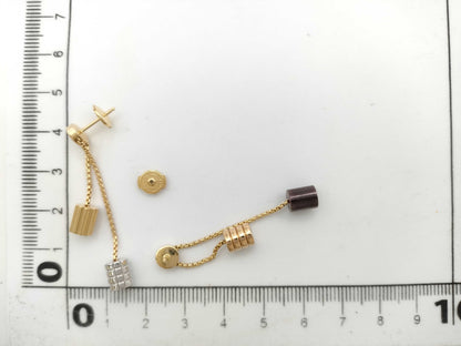 BOUCHERON Quatre YG/WG 750 8.4g Earrings 