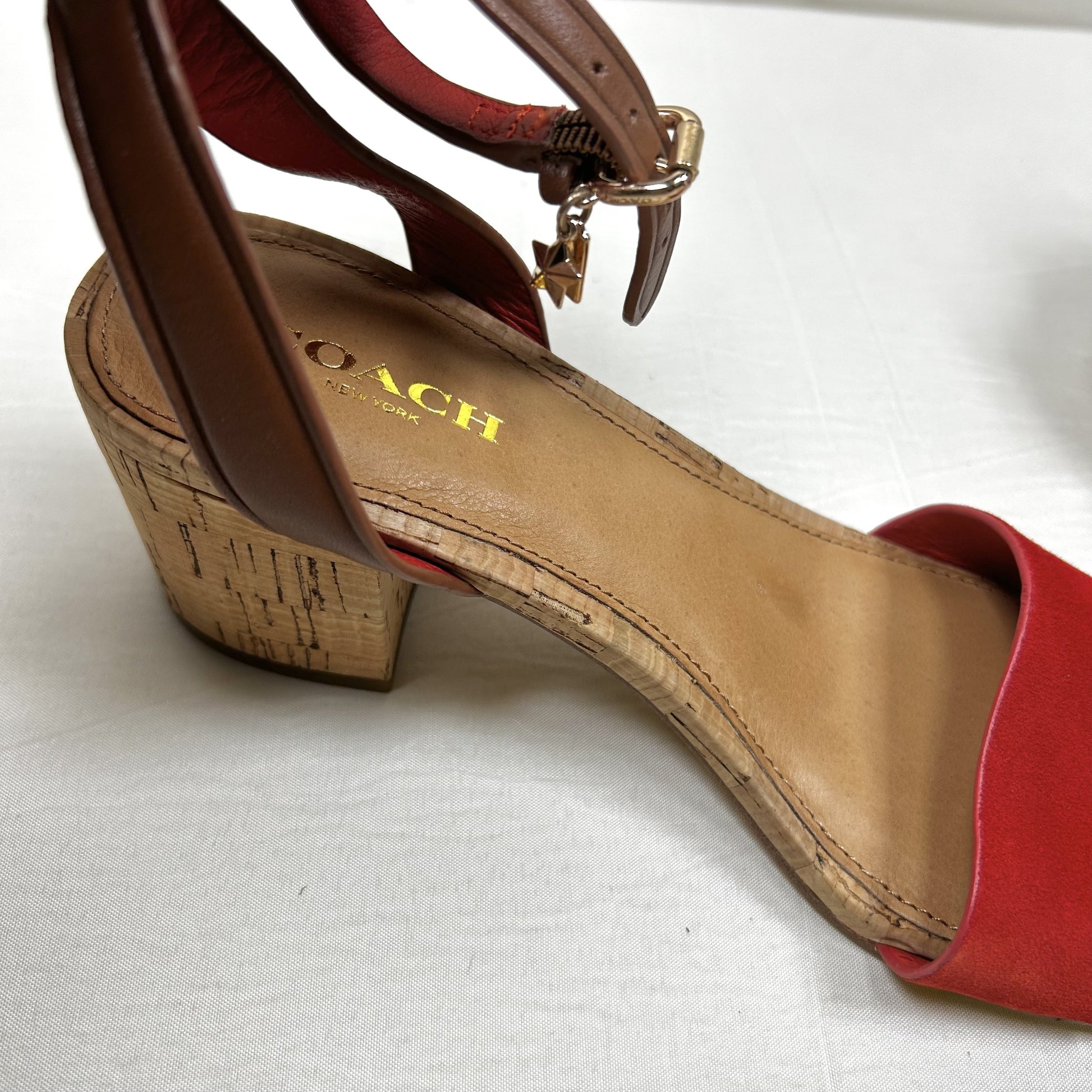 COACH COACH Ankle Strap Sandals 5 B Sandals