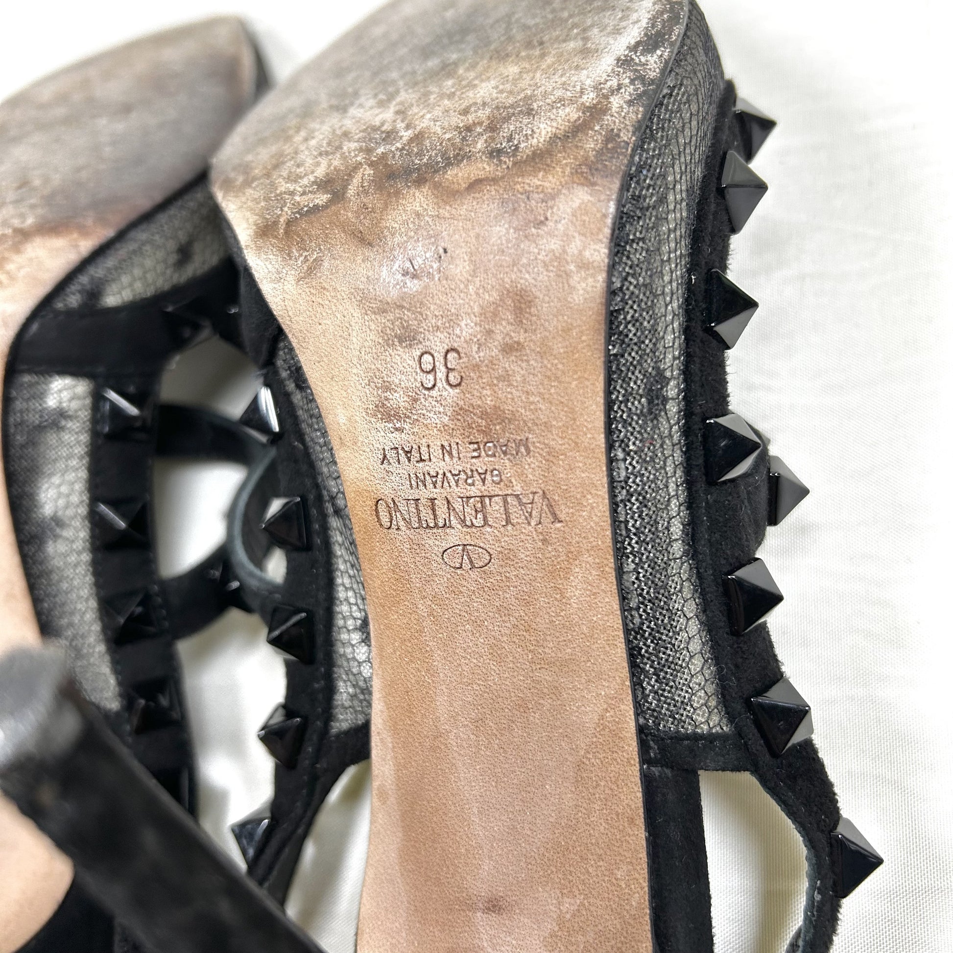 VALENTINO VALENTINO Rockstud Mesh Pumps Size 36
