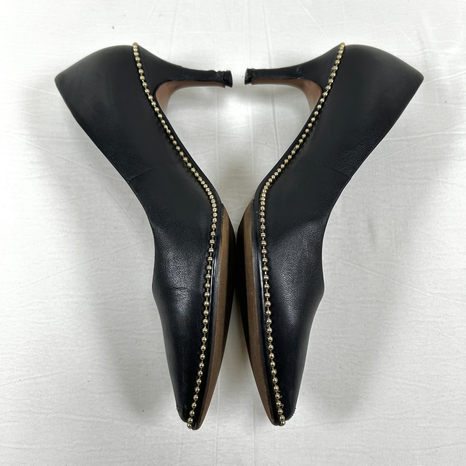 COACH COACH pointed toe studded pumps 5.5C pumps
