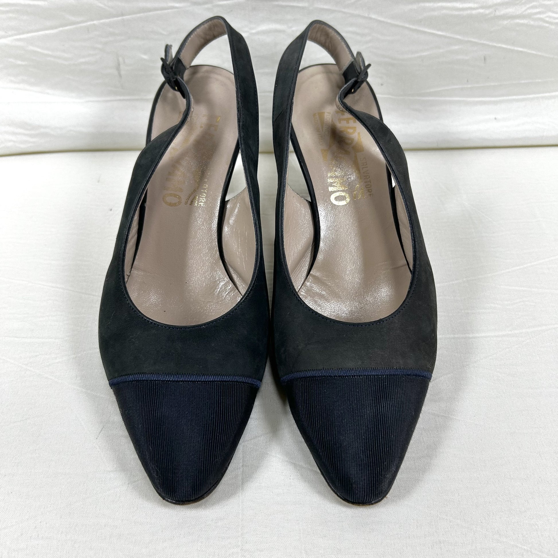 Salvatore Ferragamo 6C Slingback Pumps