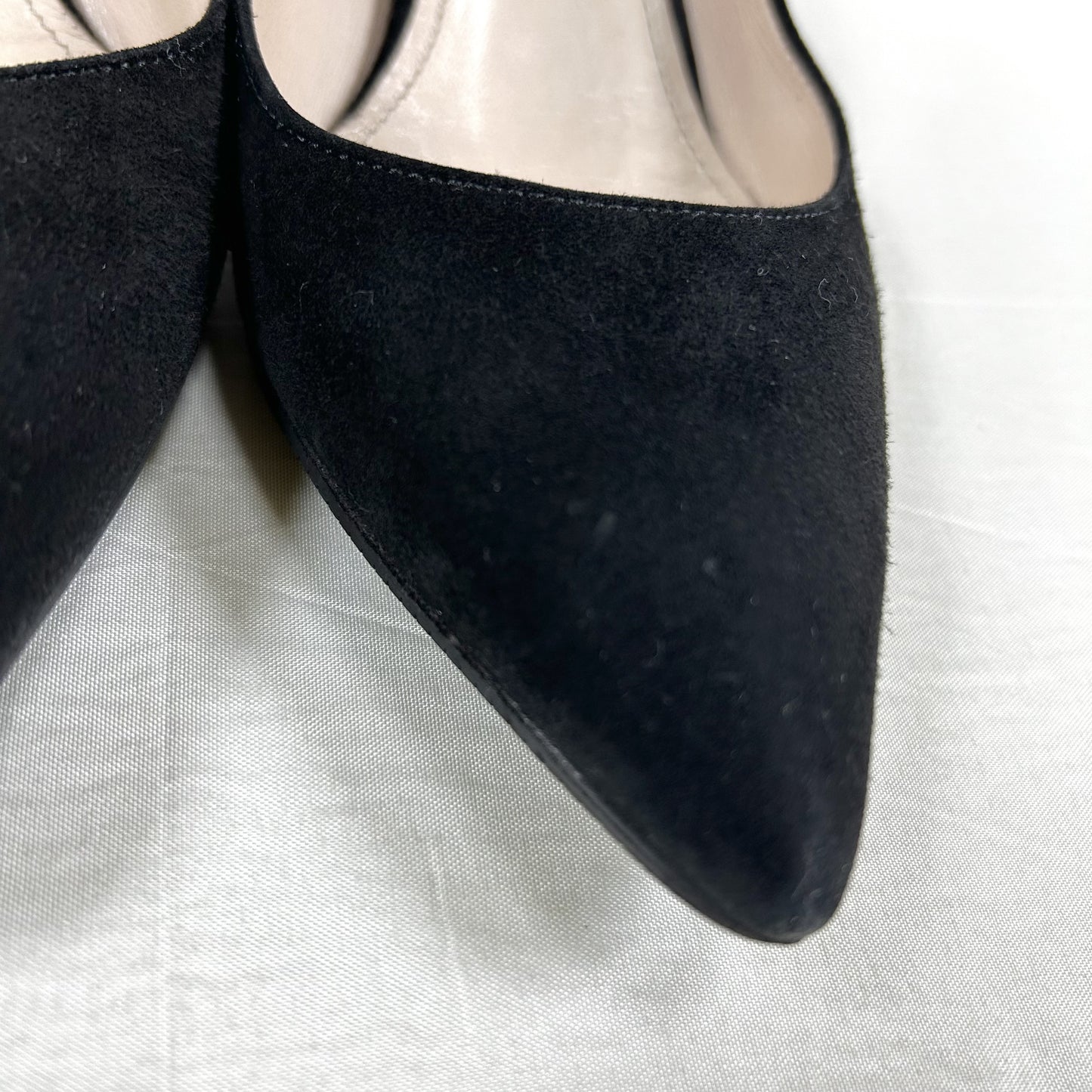 PRADA PRADA Suede Pointed Toe Pumps Size 35 1/2