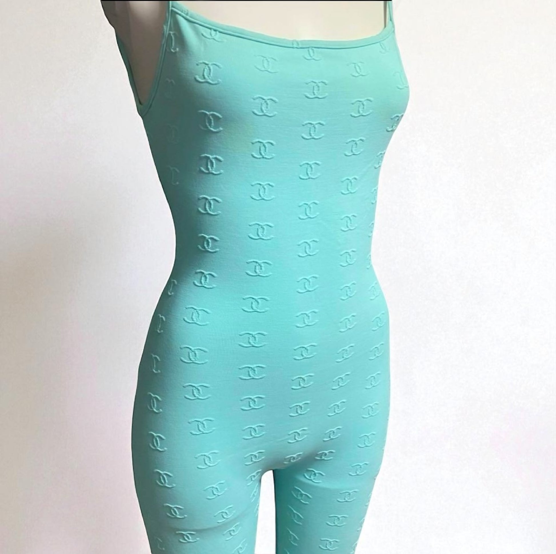 CHANEL CHANEL Jumpsuit with Coco Mark Print, All-in-One, Size 36, Other Apparel