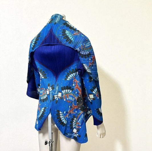 PLEATS PLEASE ISEIMIYAKE Asymmetrical Cardigan Size 3 Cardigan