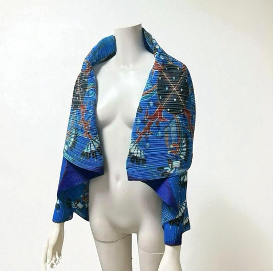 PLEATS PLEASE ISEIMIYAKE Asymmetrical Cardigan Size 3 Cardigan