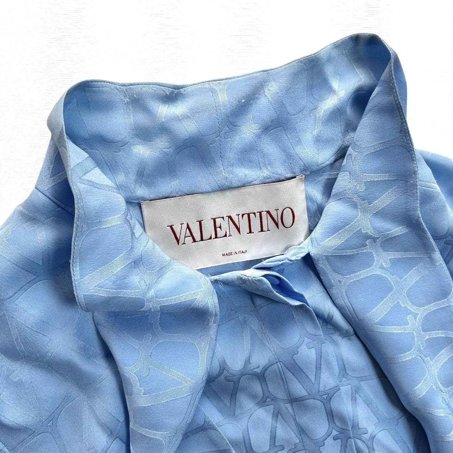 VALENTINO VALENTINO Dress Size 42 Toile Iconograph Jacquard Silk Midi Dress All-Over Print Dress