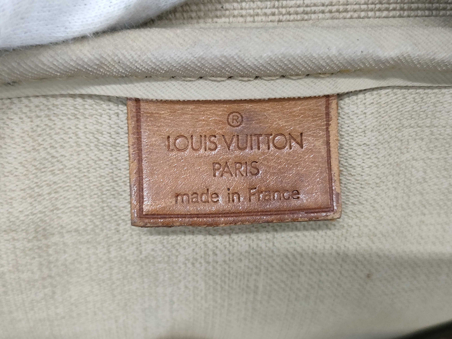 LOUIS VUITTON Damier Graphite Louis Vuitton Monogram Deauville Bag VI0924 Handbag