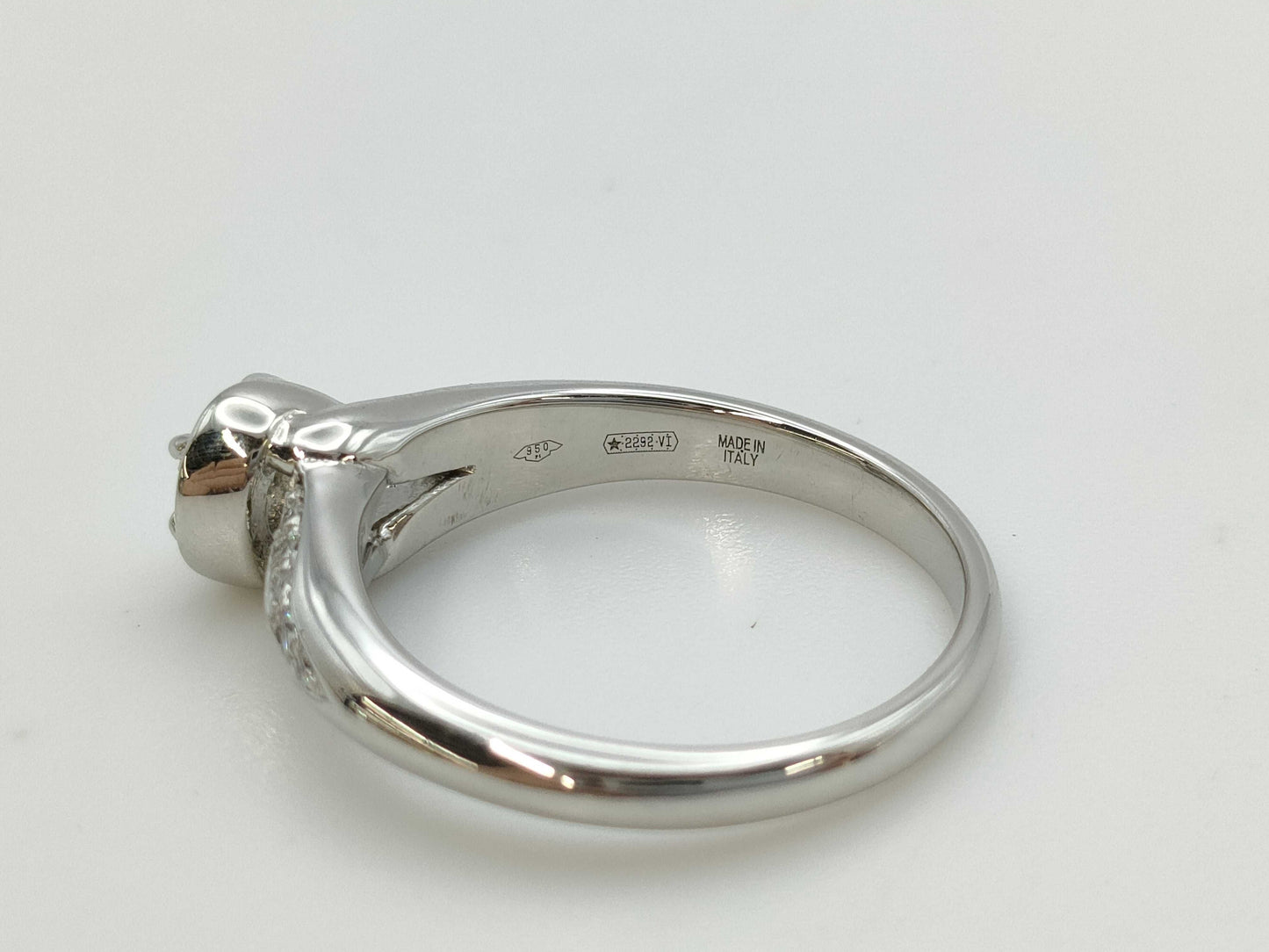 BVLGARI Solitaire Diamond PT950 5.0g Ring 