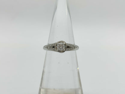 BVLGARI Solitaire Diamond PT950 5.0g Ring 