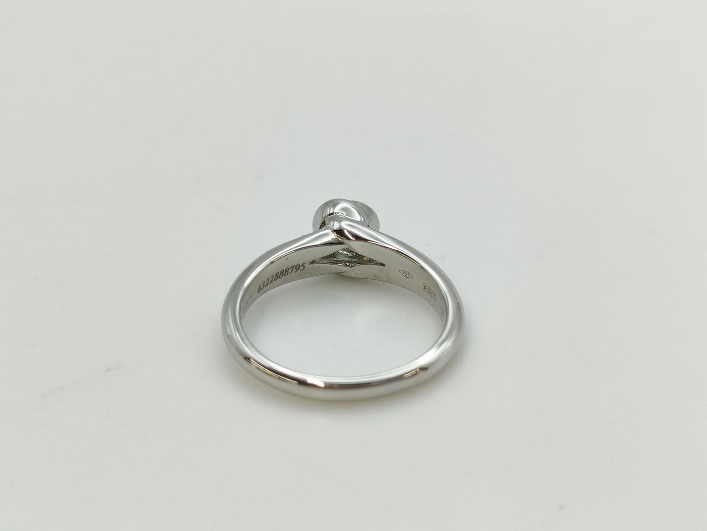 BVLGARI Solitaire Diamond PT950 5.0g Ring 
