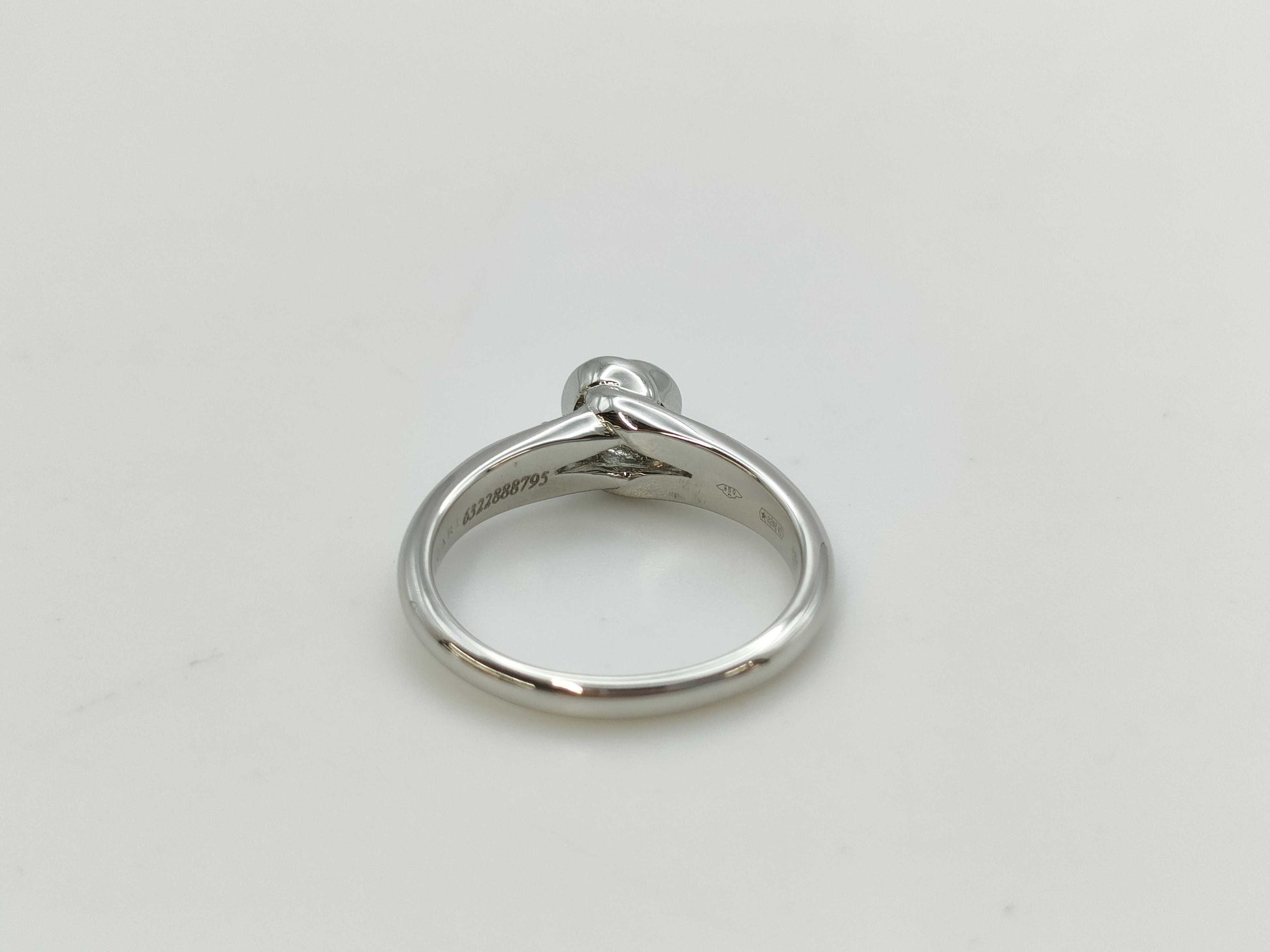 BVLGARI Solitaire Diamond PT950 5.0g Ring 