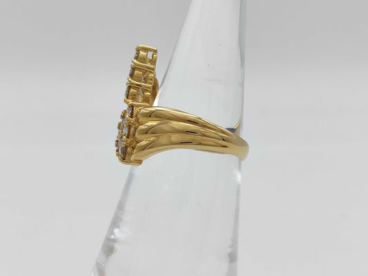 D1.03ct K18 3.9g Ring 