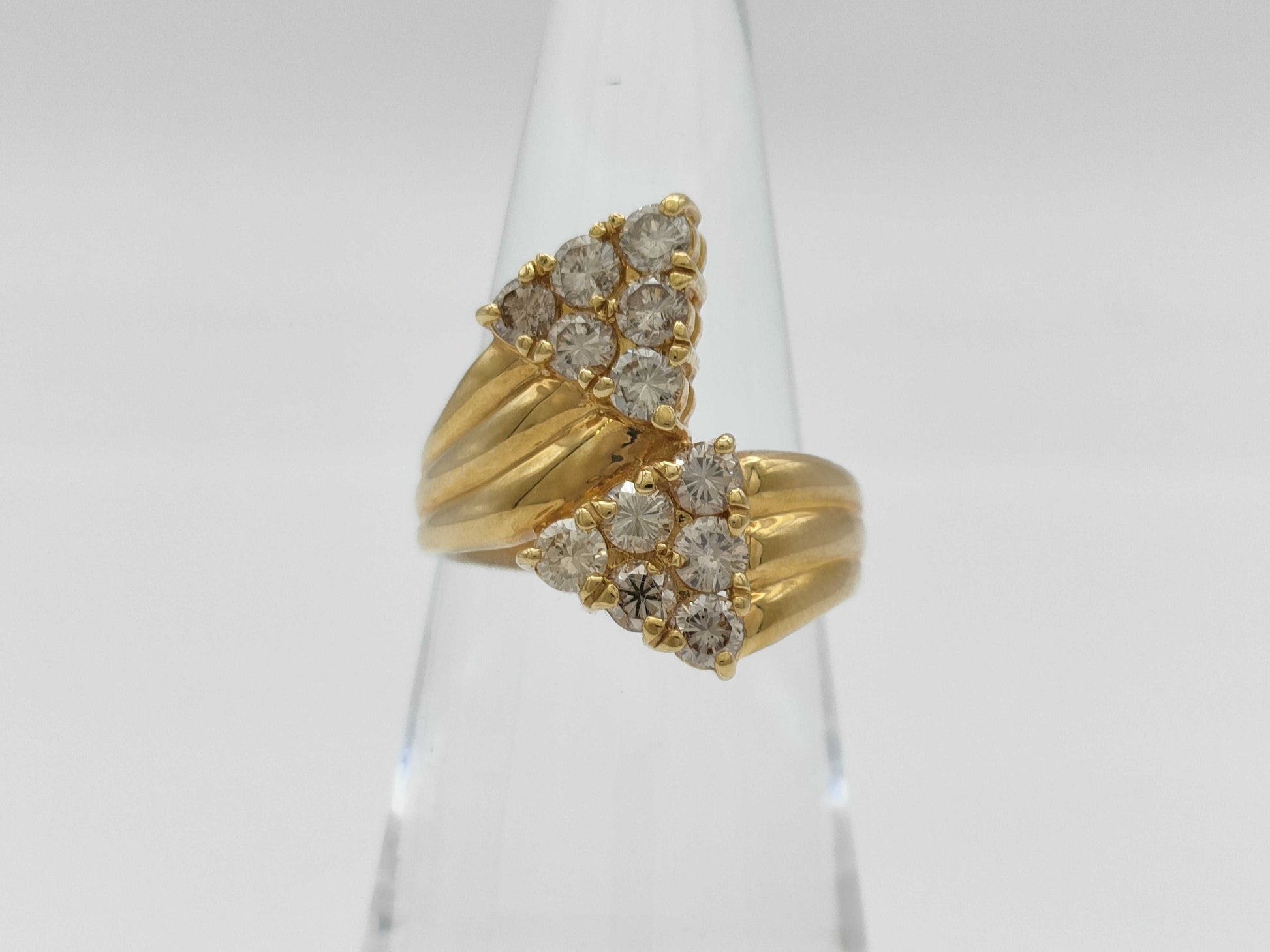 D1.03ct K18 3.9g Ring 