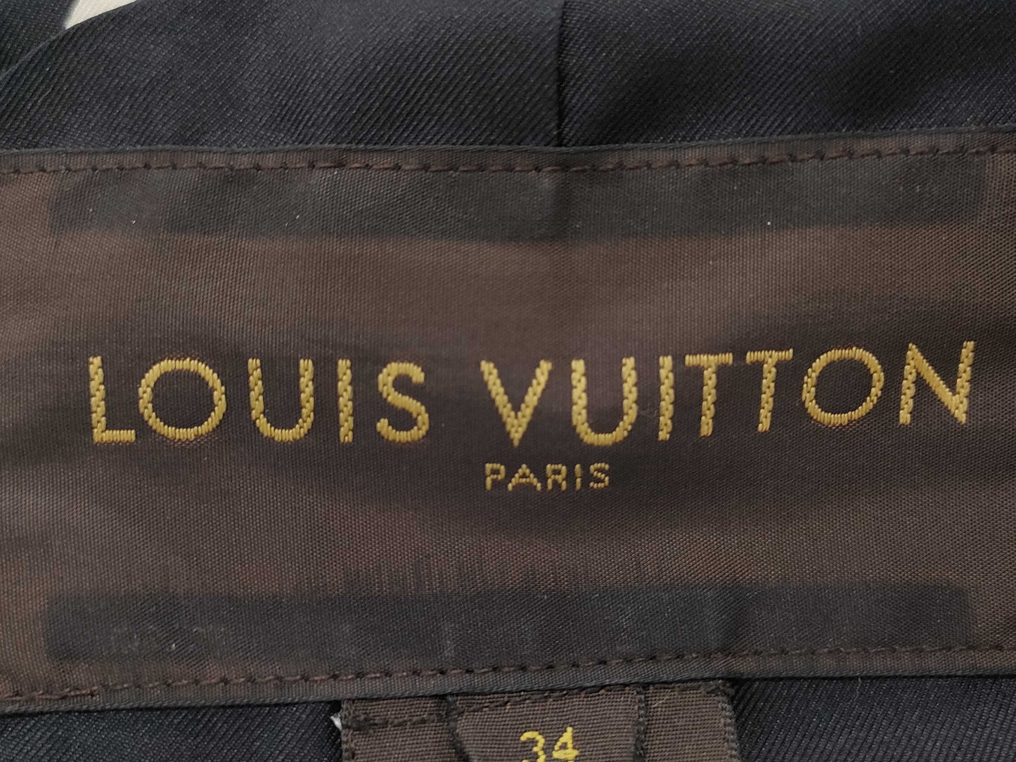 LOUIS VUITTON Brand Apparel Lamb Leather Jacket Blouson White #34 Jacket