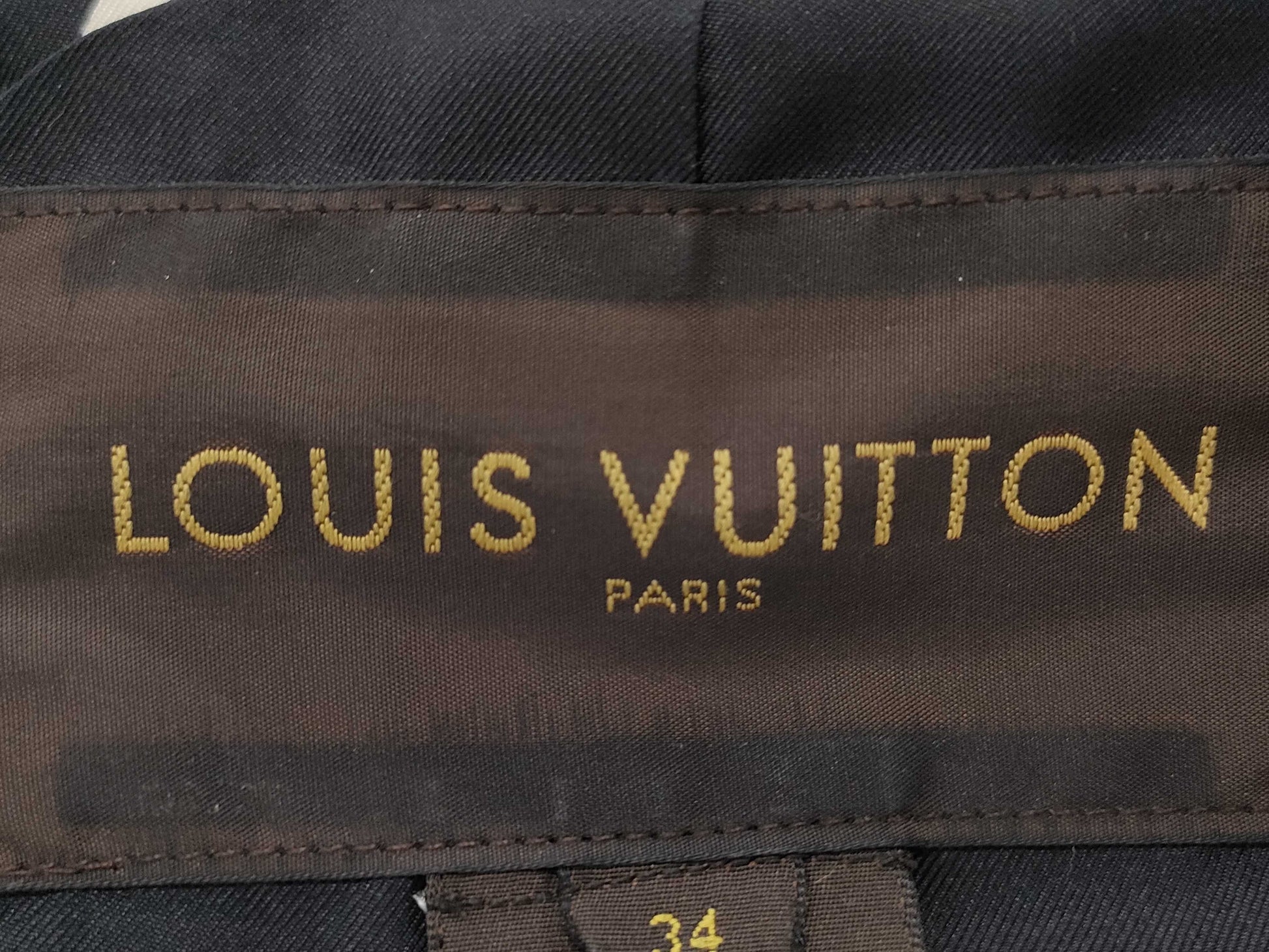 LOUIS VUITTON Brand Apparel Lamb Leather Jacket Blouson White #34 Jacket