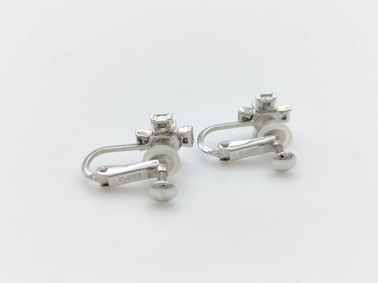Diamond K14WG 2.8g Earrings 