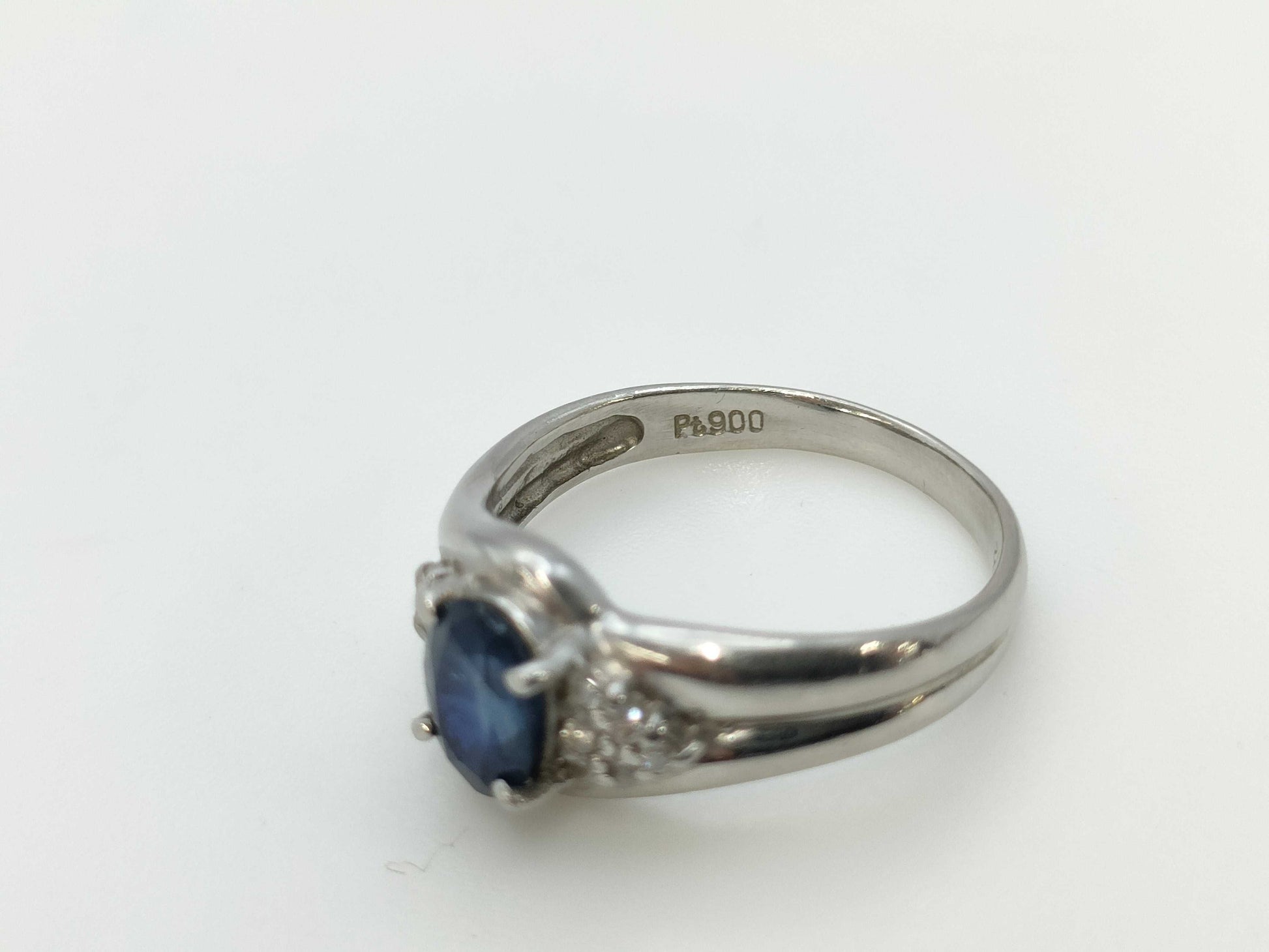 S1.00ct D0.12ct PT900 4.5g Ring 