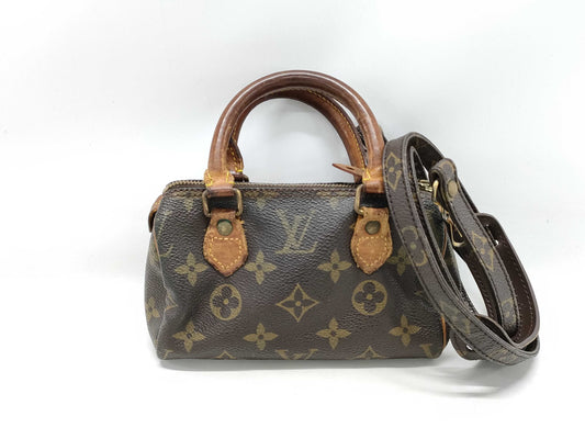 LOUIS VUITTON Monogram Louis Vuitton Monogram Brand Bag Mini Speedy M41534 Handbag