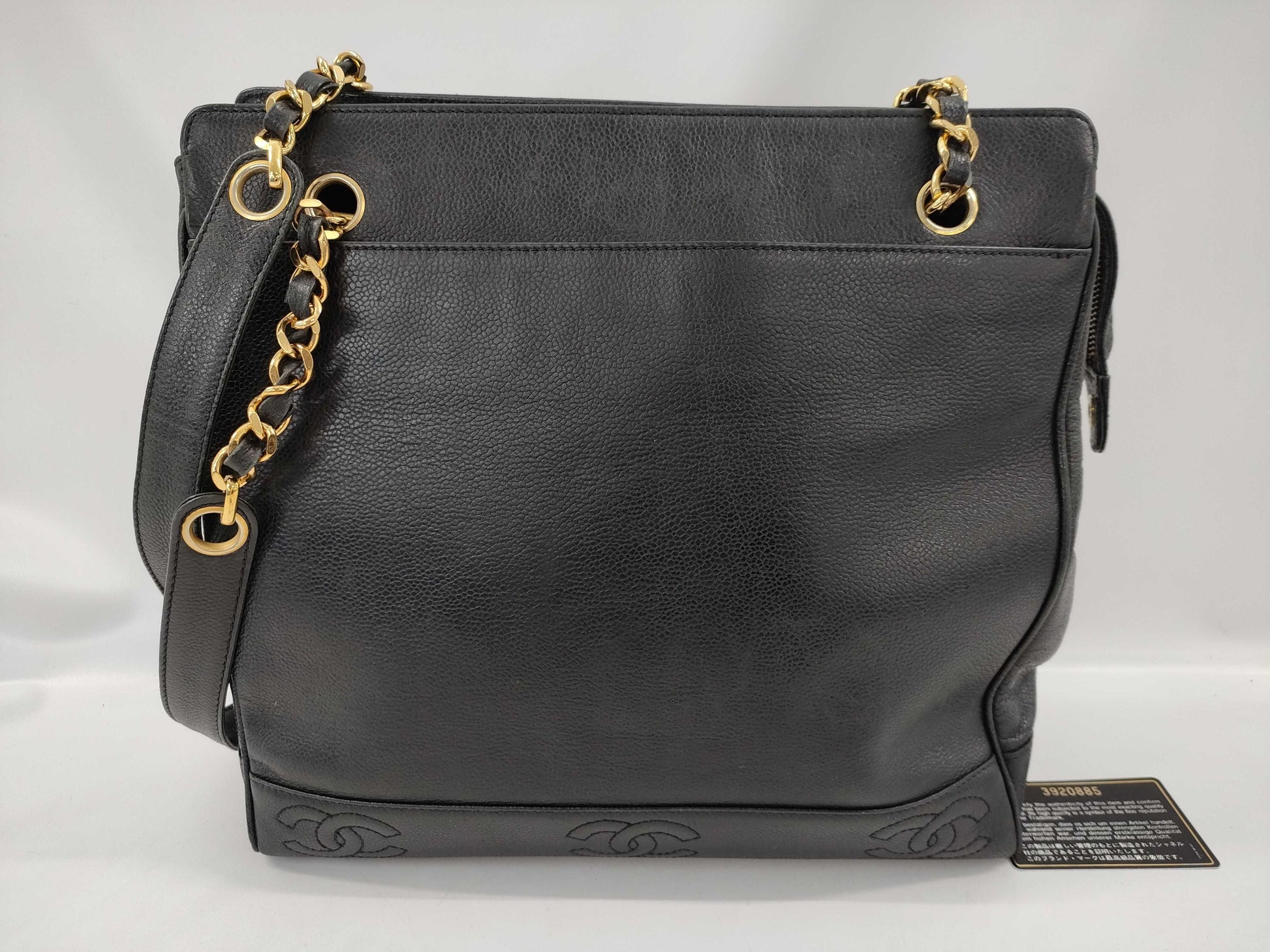 CHANEL Caviar Skin Brand Bag Triple Coco Tote Bag 3920885 Tote Bag