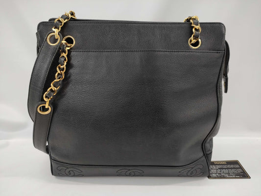 CHANEL Caviar Skin Brand Bag Triple Coco Tote Bag 3920885 Tote Bag