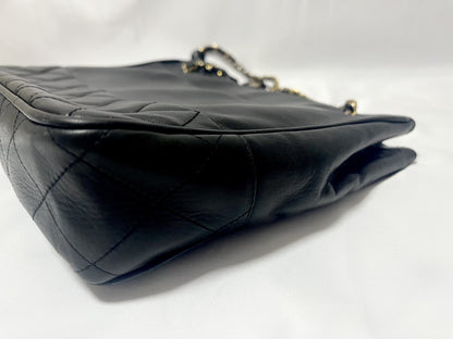 CHANEL Matelasse Shoulder Bag, Gold Hardware, Black, Seal #0 Series, Shoulder Bag
