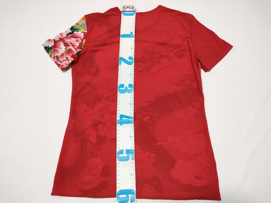 PLEATS PLEASE PLEATS PLEASE Chinese Dragon Top Cut and Sewn Top
