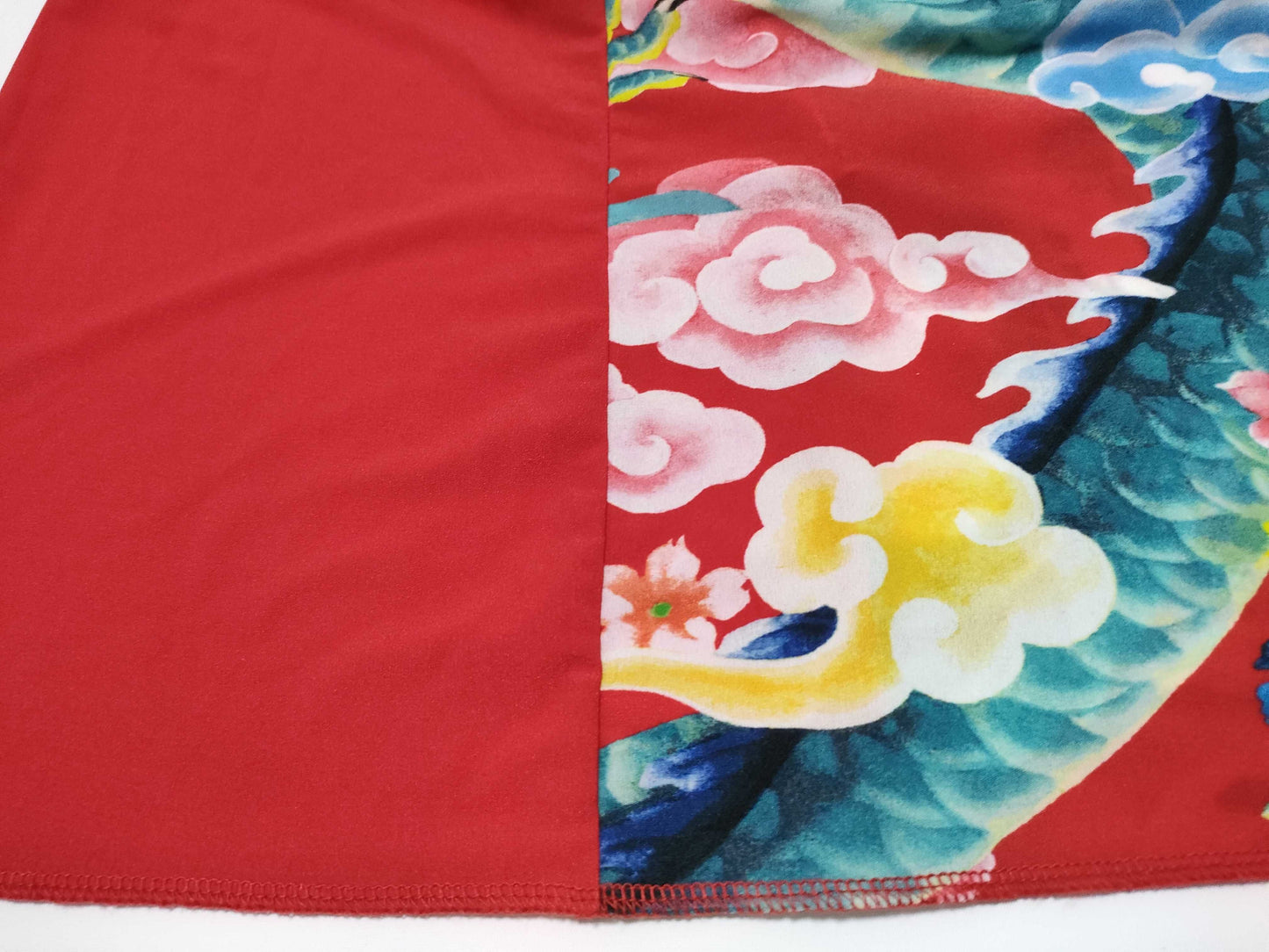 PLEATS PLEASE PLEATS PLEASE Chinese Dragon Top Cut and Sewn Top