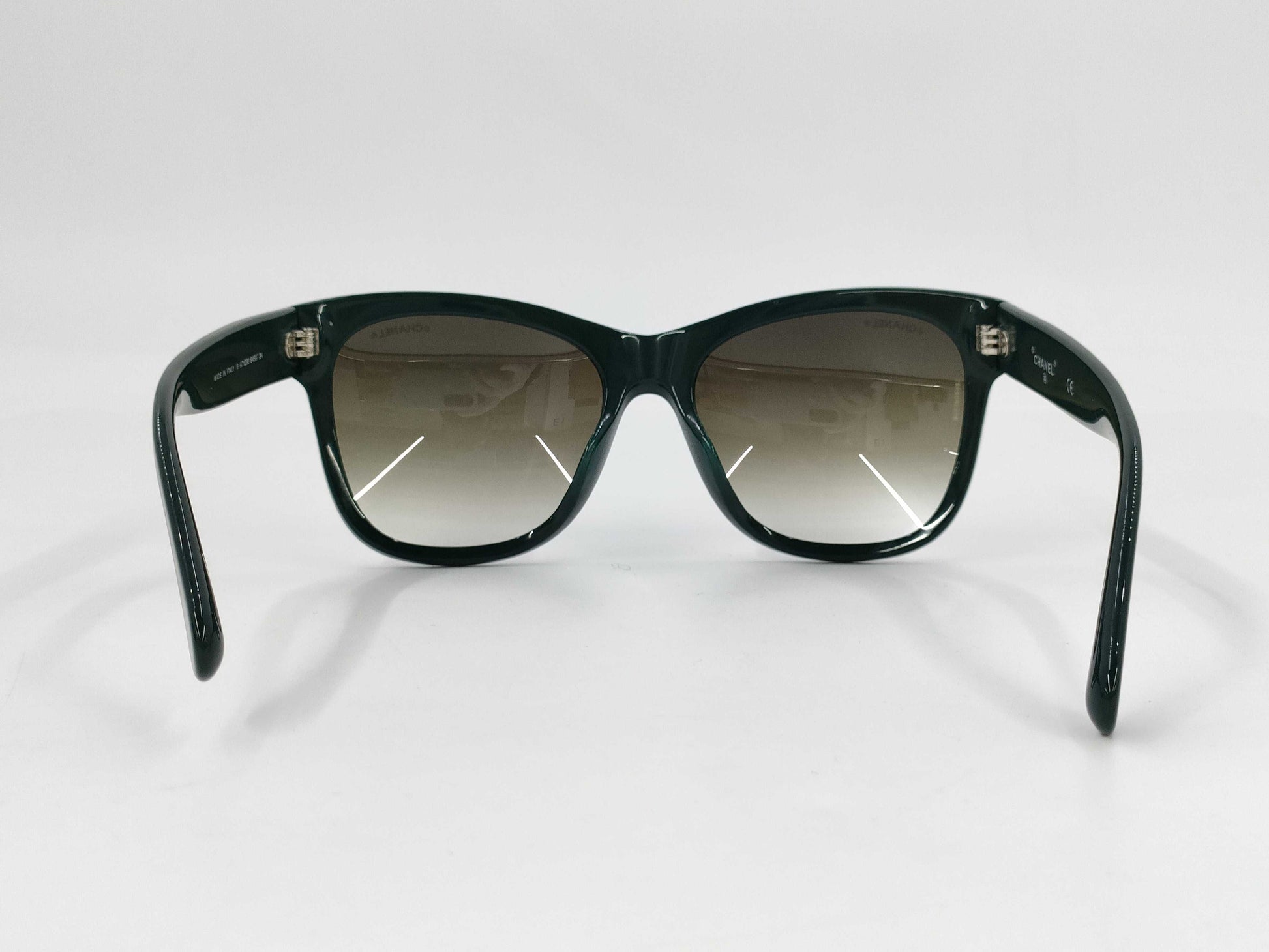  CHANEL CHANEL Coco Mark Sunglasses with Mirror Lenses A71233 Moss Green Matelasse Case Included Sunglasses/Eyeglasses