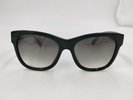  CHANEL CHANEL Coco Mark Sunglasses with Mirror Lenses A71233 Moss Green Matelasse Case Included Sunglasses/Eyeglasses