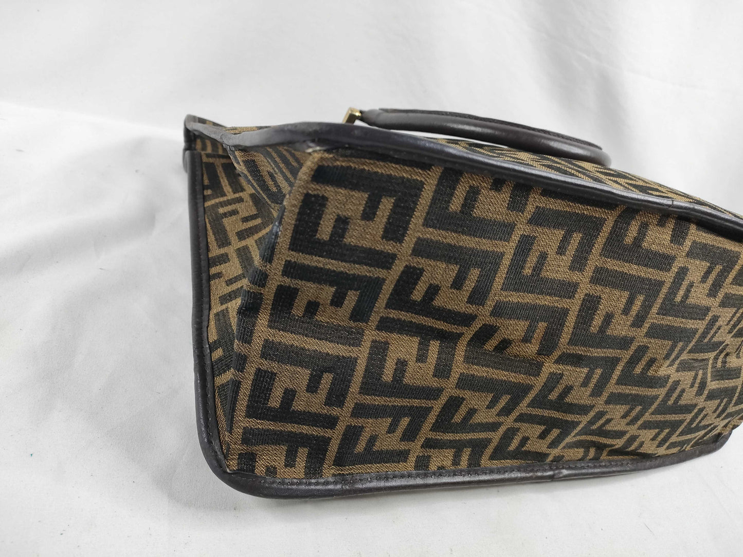 FENDI Zucca pattern FENDI handbag Zucca hardware handbag