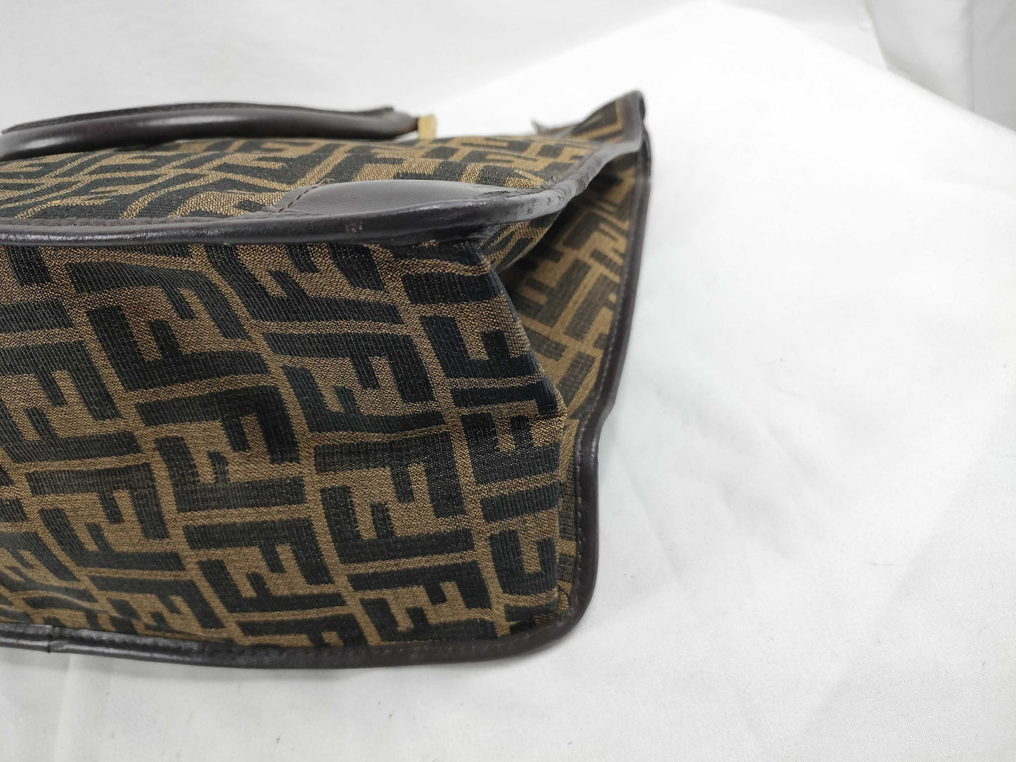FENDI Zucca pattern FENDI handbag Zucca hardware handbag