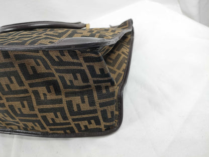 FENDI Zucca pattern FENDI handbag Zucca hardware handbag